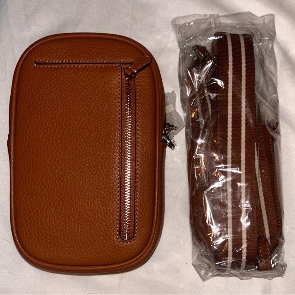 NWT Kate Spade Rosie North South Leather Warm Gingerbread Crossbody Bag - Picture 4 of 12